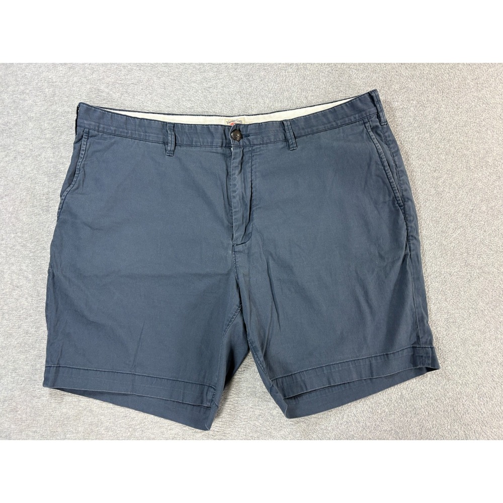 Faherty Organic Cotton Blend Casual Shorts (Men's 38) Blue - 8"